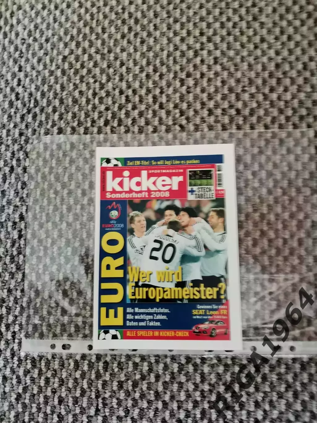 Журнал Kicker представление сб. России Чемпионат Европы 2008