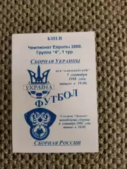 Отборочный матч Чем. Европы 05.09.1998 Украина-Россия(В. Ватанский)