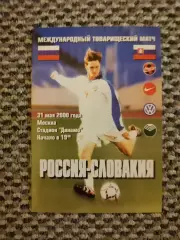 Товарищеский матч 31.05.2000 Россия-Словакия
