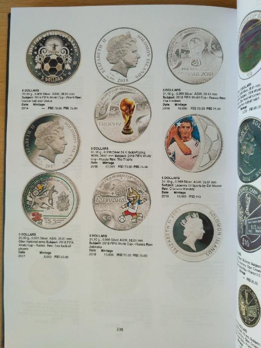 Каталог монет мира 2018 на футбольную тематику от автора. 4