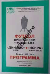 23.05.1985. Динамо (Киев) - Искра (Смоленск). Кубок СССР. Идеал.