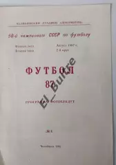 1987. Челябинск (Локомотив). Программа-фотобуклет. Футбол.