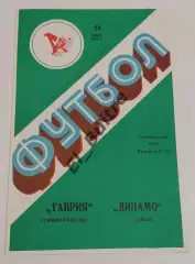 1987. Таврия (Симферополь) - Динамо (Киев). Товарищеский матч.