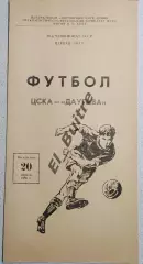 20.04.1986. ЦСКА (Москва) - Даугава (Рига). Чемпионат СССР. 1 лига.