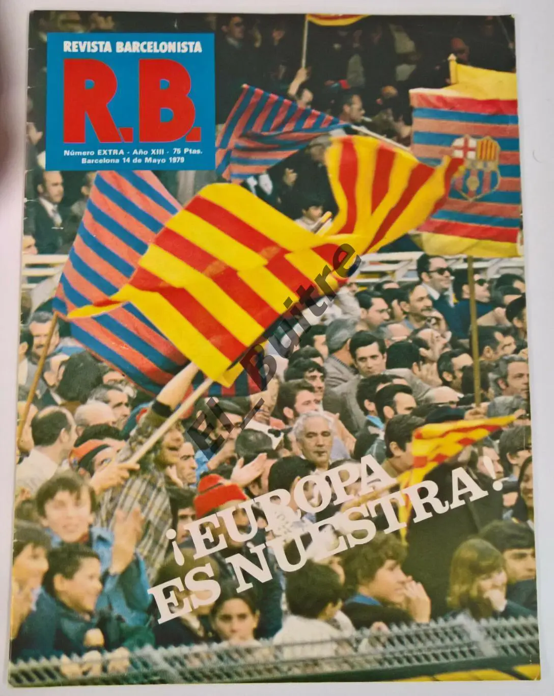 1979. КОК финал. Фортуна (Дюссельдорф) - Барселона. Спец Revista Barcelonista.