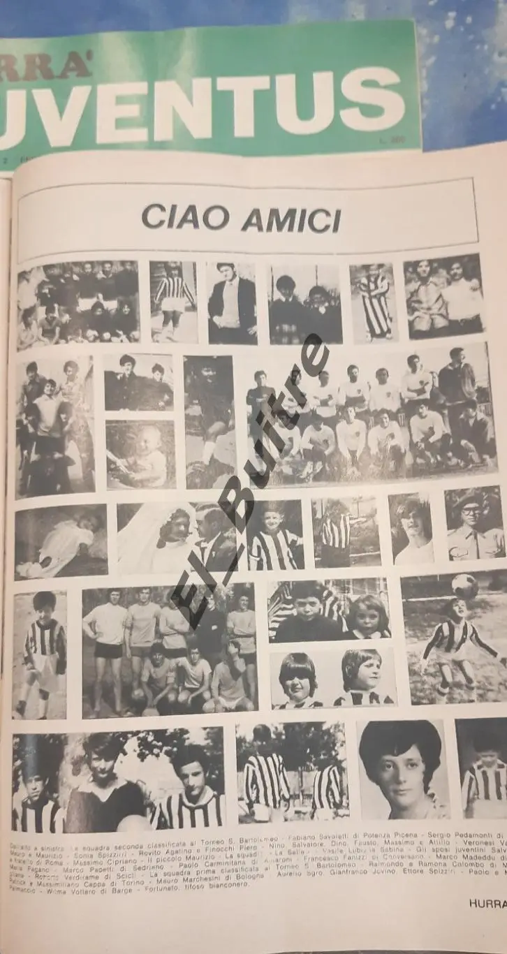 Лот. Hurra Juventus (Хурра Ювентус). 1971. 7 журналов. Футбол. 4