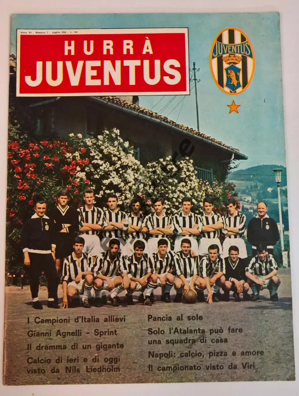 1965. Кубок Ярмарок. Финал. Ювентус Италия - Ференцварош Венгрия. Hurra Juventus