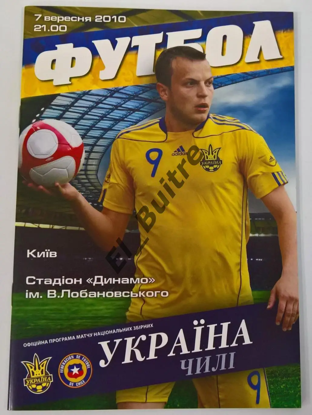 07.09.2010. Украина - Чили. Киев. Товарищеский матч.