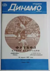 26.04.1987. Динамо (Киев) - Днепр (Днепропетровск). Вид ст. Динамо (2). КФФ.