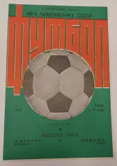 05.06.1983. Нистру (Кишинев) - Динамо (Киев). Зеленая. Чемпионат СССР. Идеал.