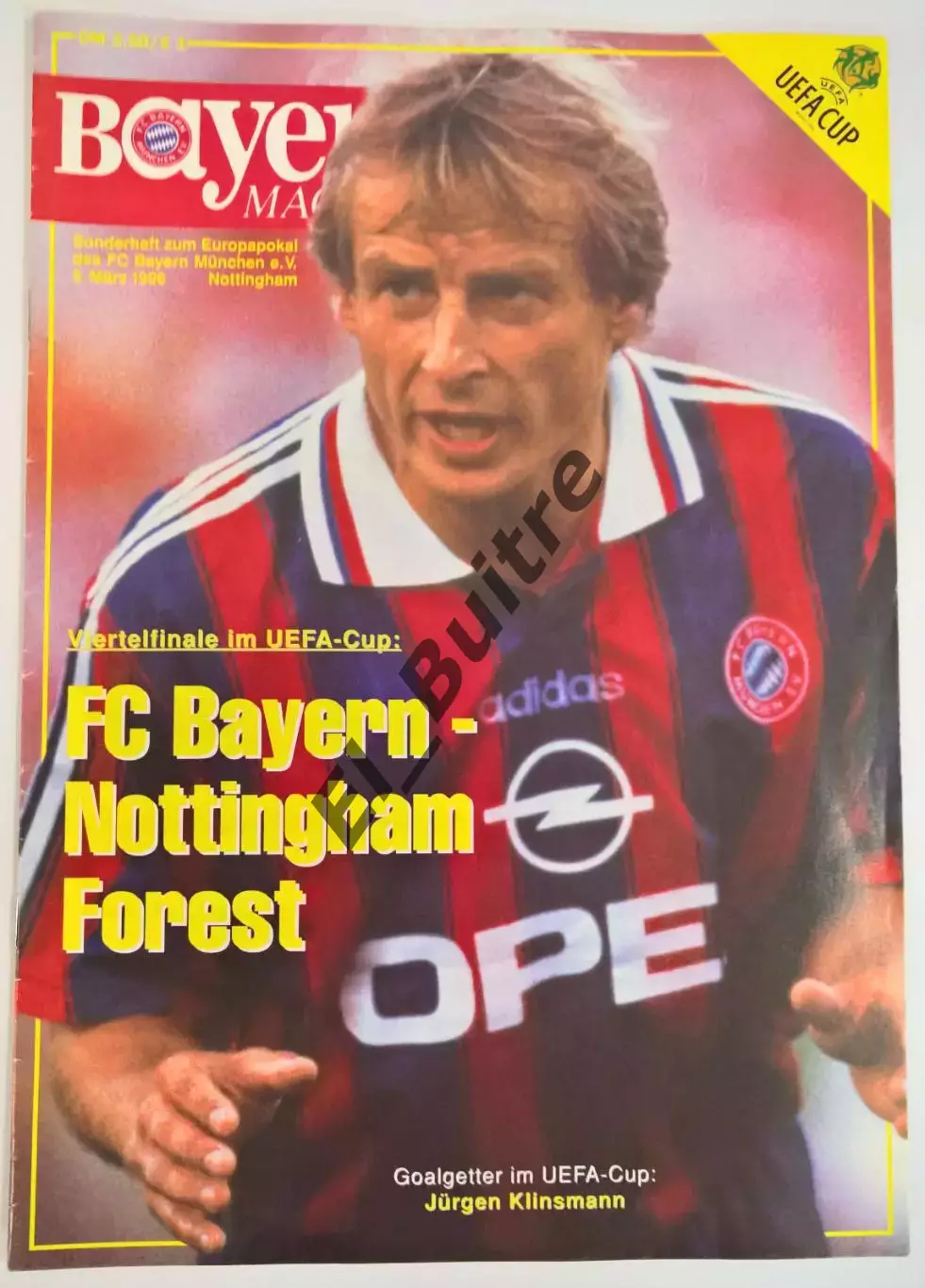 05.03.1996. Байерн (Мюнхен, Германия) - Ноттингем Форест (Англия). Кубок УЕФА.