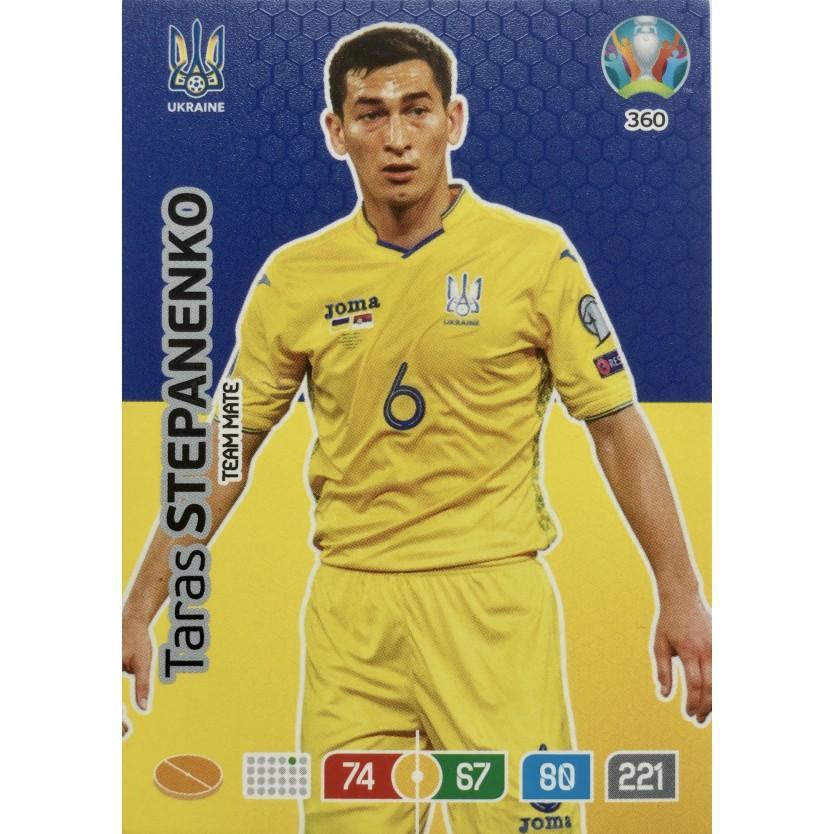 Футбол карточка Panini EURO 2020 #360 Adrenalyn XL Taras Stepanenko