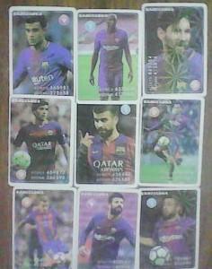 Футбол карточка набор (63 шт)FC Barselona