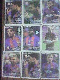 Футбол карточка набор (63 шт)FC Barselona 5