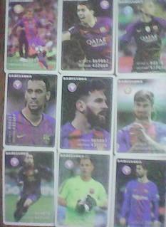Футбол карточка набор (63 шт)FC Barselona 6