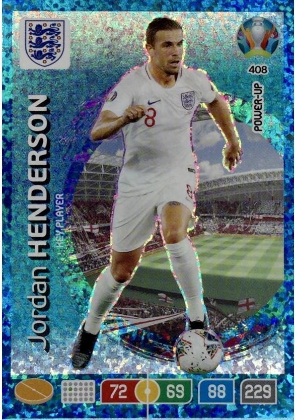 Футбол карточка EURO 2020 # 408 Adrenalyn XL J Henderson