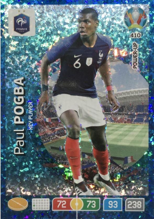 Футбол карточка EURO 2020 # 410 Adrenalyn XL P Pogba