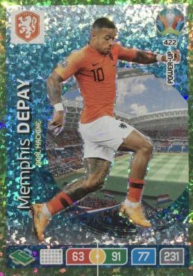 Футбол карточка EURO 2020 # 422 Adrenalyn XL M Depay