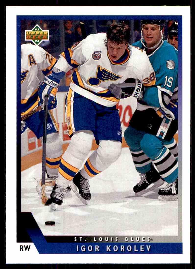 Хоккей Карточка 1993-94 Upper Deck Hockey Series 2 № 353