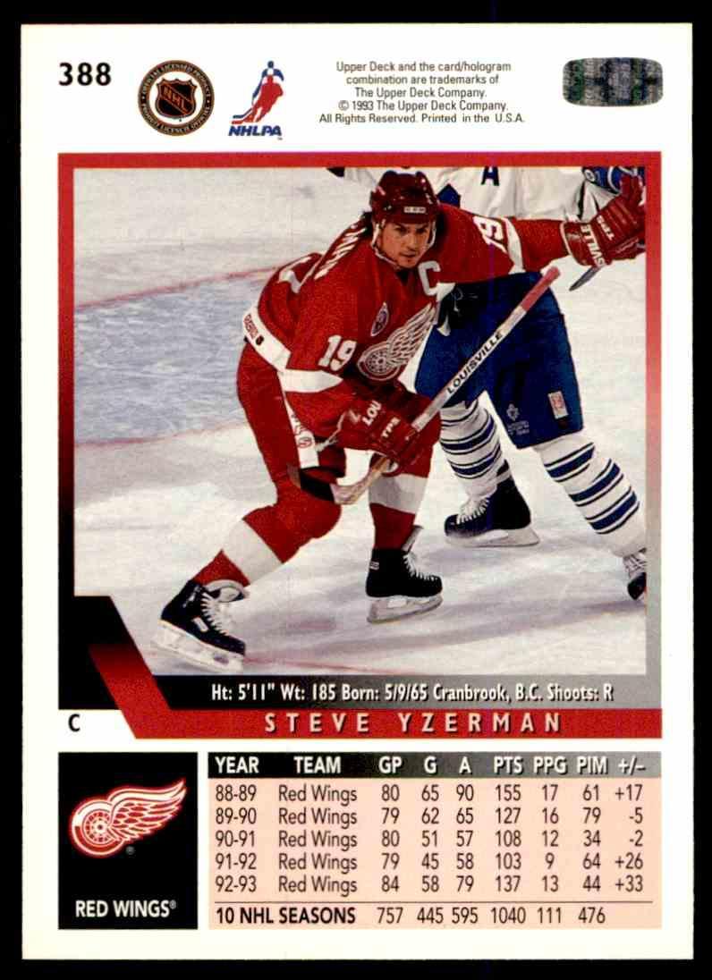 Хоккей Карточка 1993-94 Upper Deck Hockey Series 2 № 388 1