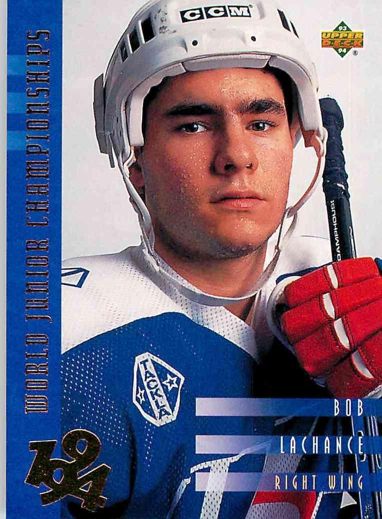 Хоккей Карточка 1993-94 Upper Deck Hockey Series 2 RC № 564 Bob Lachance