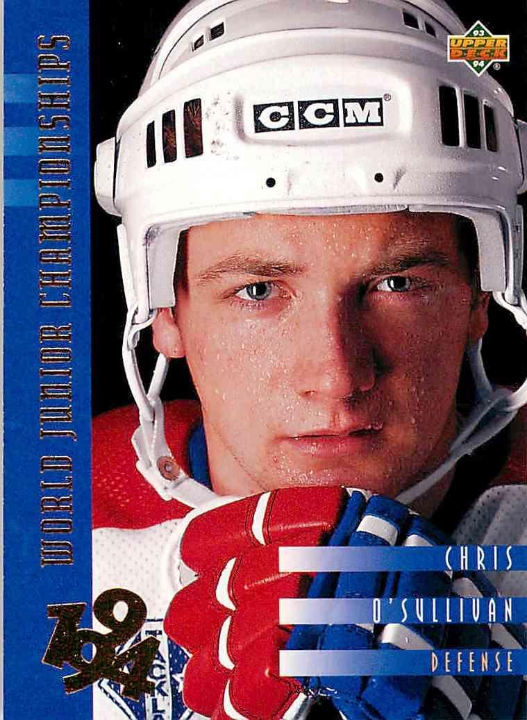 Хоккей Карточка 1993-94 Upper Deck Hockey Series 2 RC № 565 Chris O'Sullivan