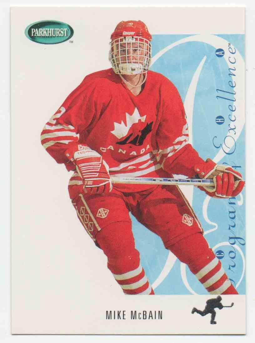 Хоккей Карточка Upper Deck 1994-95 Parkhurst SE № 252 Mike McBain