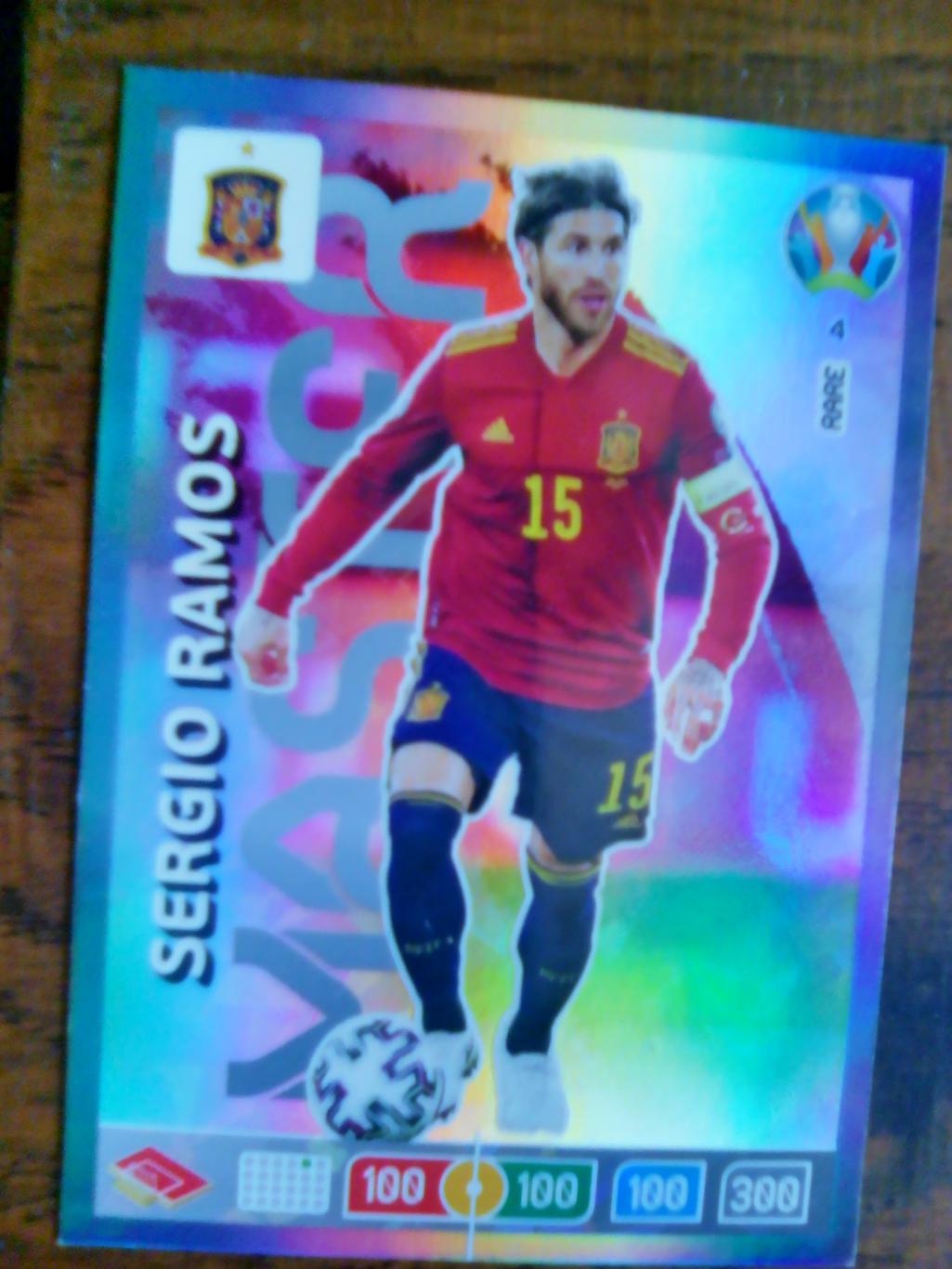 Футбол карточка EURO 2020 # 4 Adrenalyn XL S Ramos