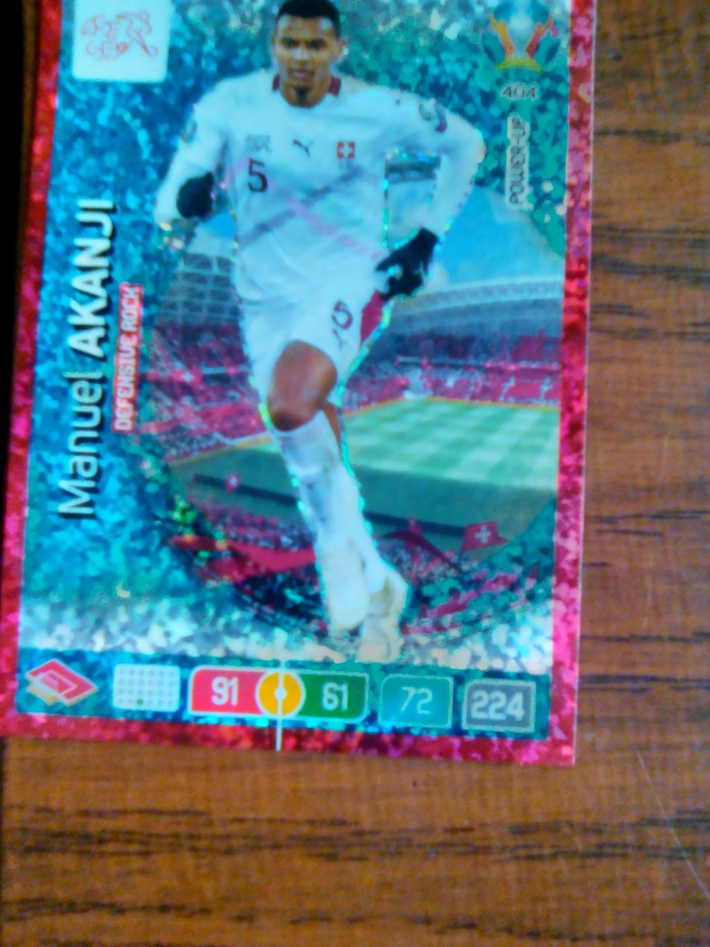 Футбол карточка EURO 2020 # 404 Adrenalyn XL M Akanji