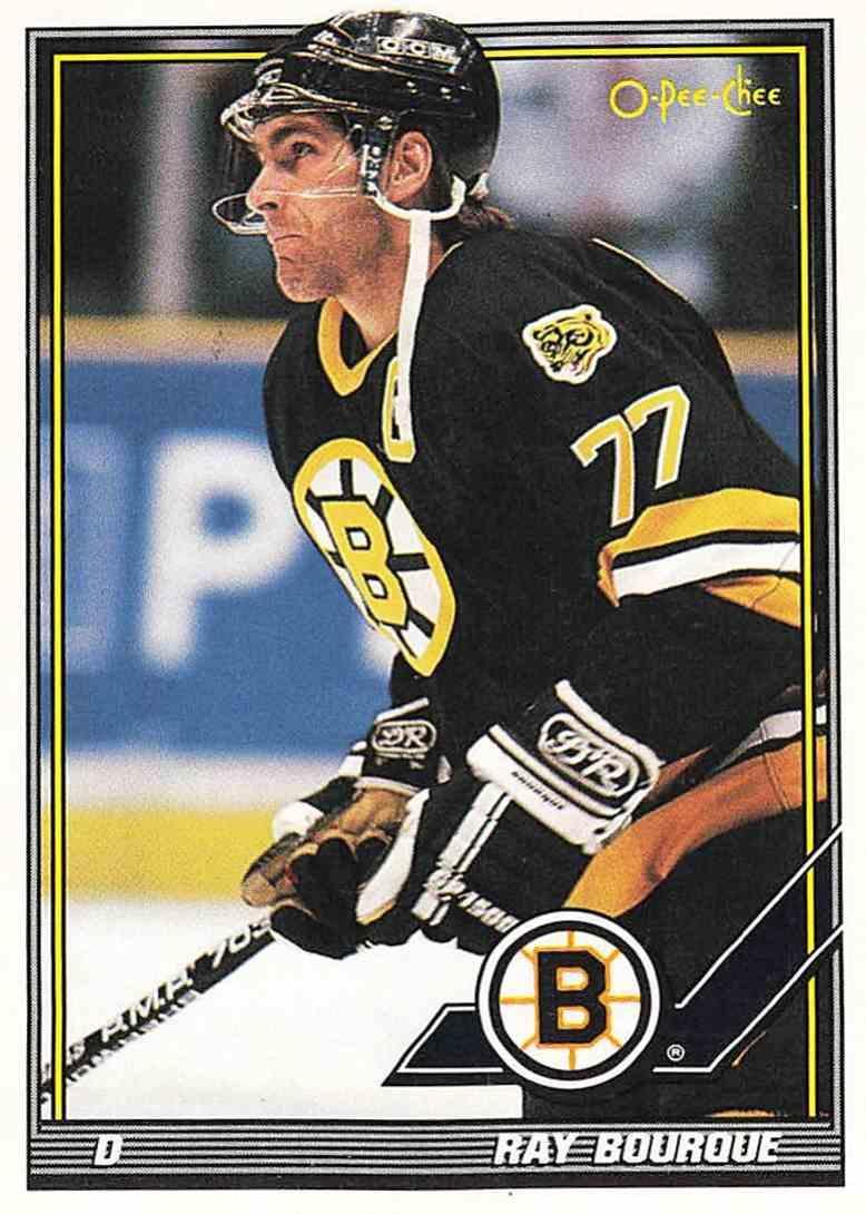 Хоккей Карточка NHL 1991-92 O-Pee-Chee Hockey № 66 Ray Bourque