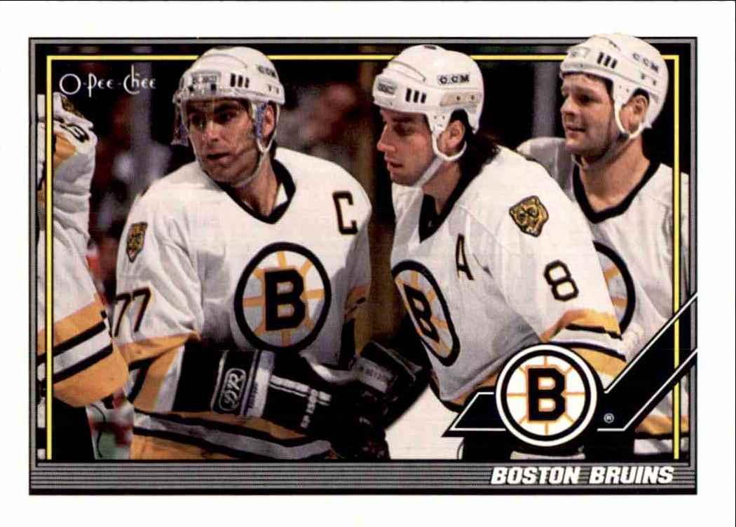 Хоккей Карточка NHL 1991-92 O-Pee-Chee Hockey № 170 Boston Bruins