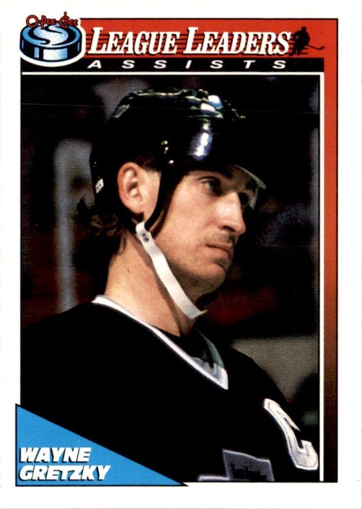 Хоккей Карточка NHL 1991-92 O-Pee-Chee Hockey № 224 Wayne Gretzky