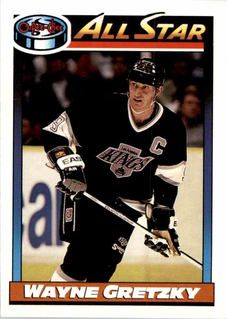 Хоккей Карточка NHL 1991-92 O-Pee-Chee Hockey № 258 Wayne Gretzky