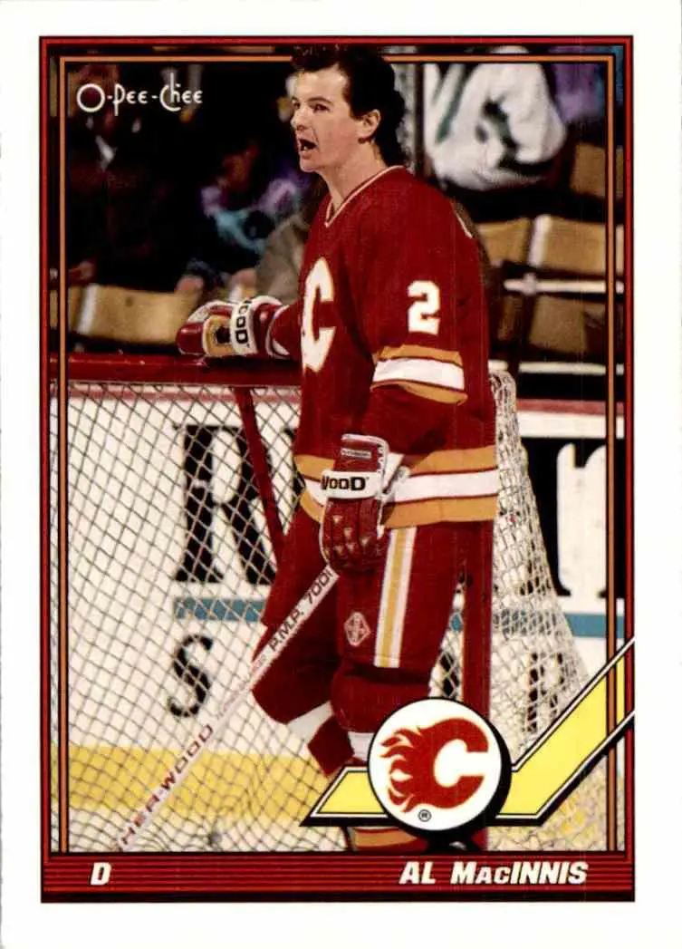 Хоккей Карточка NHL 1991-92 O-Pee-Chee Hockey № 491 Al MacInnls