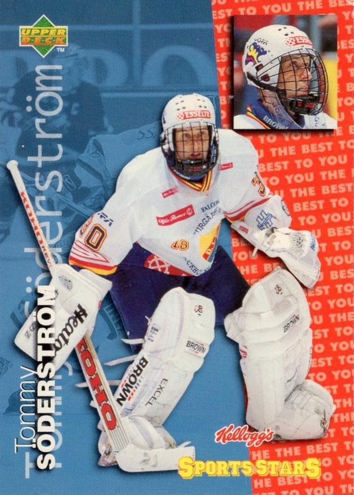 Хоккей Карточка Upper Deck 1997 Kellogg's Sports Stars № SS7 Tommy Soderstrom