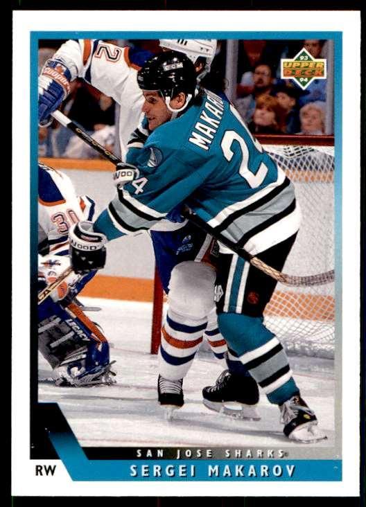 Хоккей Карточка 1993-94 Upper Deck Hockey Series 2 № 446 Sergei Makarov