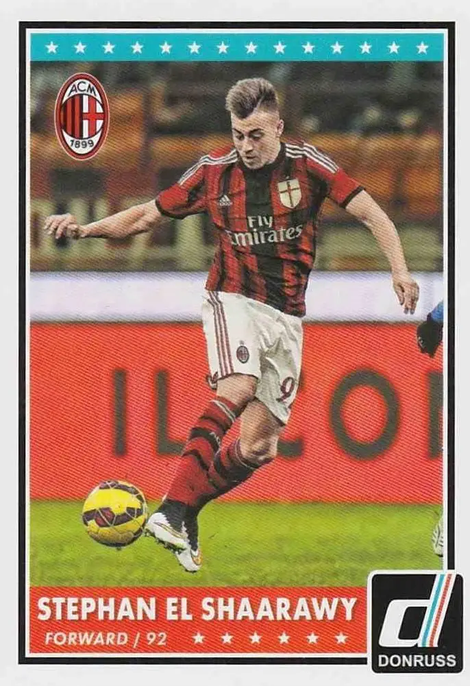 футбол,карточка 2015 Donruss № 12 StephanEl Shaarawy