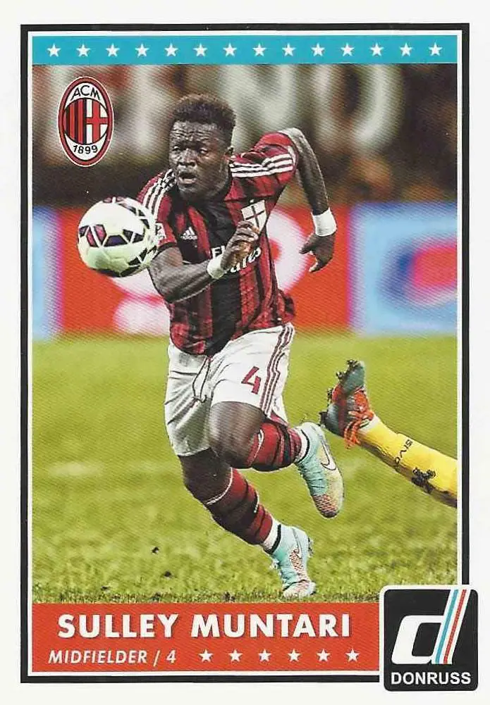 футбол,карточка 2015 Donruss № 13 Sulley Muntari