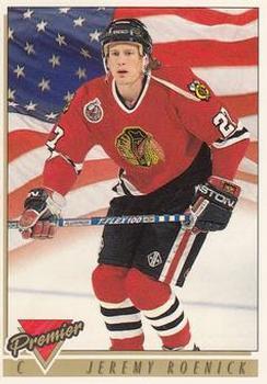 Хоккей Карточка 1993-94 Topps Premier # 500 Jeremy Roenick Team USA