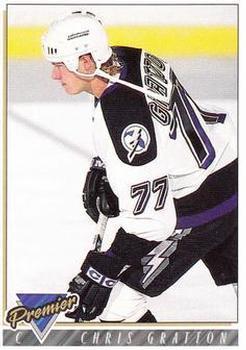 Хоккей Карточка 1993-94 Topps Premier # 410 Chris Gratton