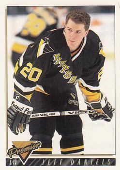 Хоккей Карточка 1993-94 Topps Premier # 343 Jeff Daniels