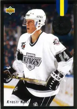 1992-93 UD Euro Stars # E6 Kyosti Karjalainen