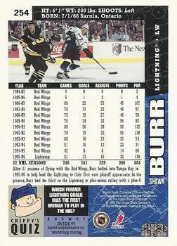 1996-97 UD Collector's Choice # 254 Shawn Burr 1