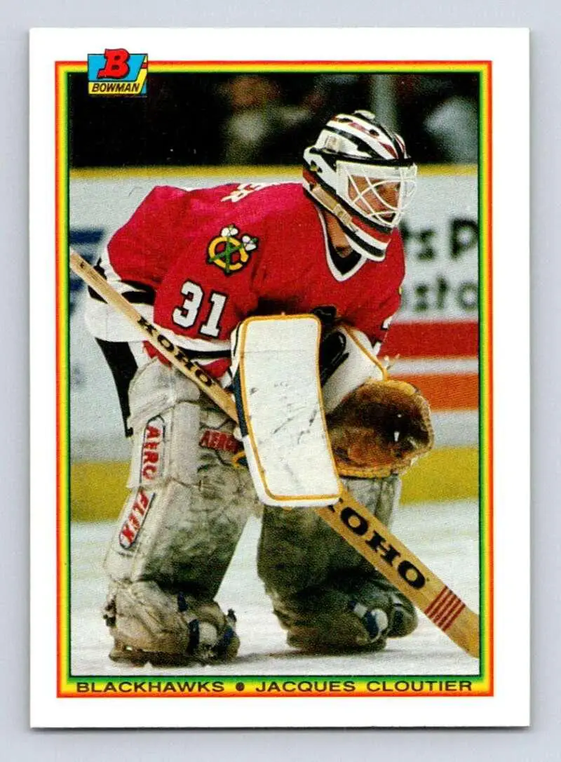 1990-91 BOWMAN # 11 Jacques Cloutier
