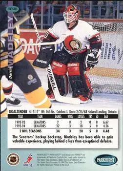 1994-95 UD Parkhurst # SE 120 DarrinMadeley 1