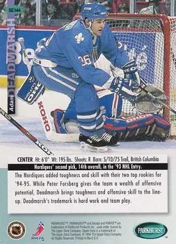 1994-95 UD Parkhurst # SE 144 Adam Deadmarsh 1