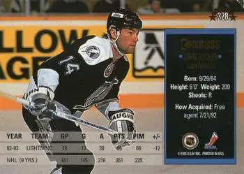 1993-94 Donruss NHL # 328 John Tucker 1