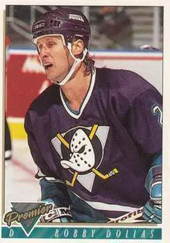 1993-94 TOPPS Premier # 491 Bobby Dollas RC