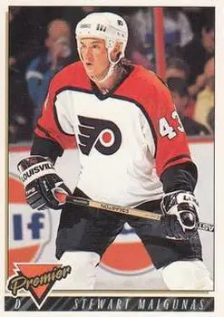 1993-94 TOPPS Premier # 516 Stewart Malgunas RC