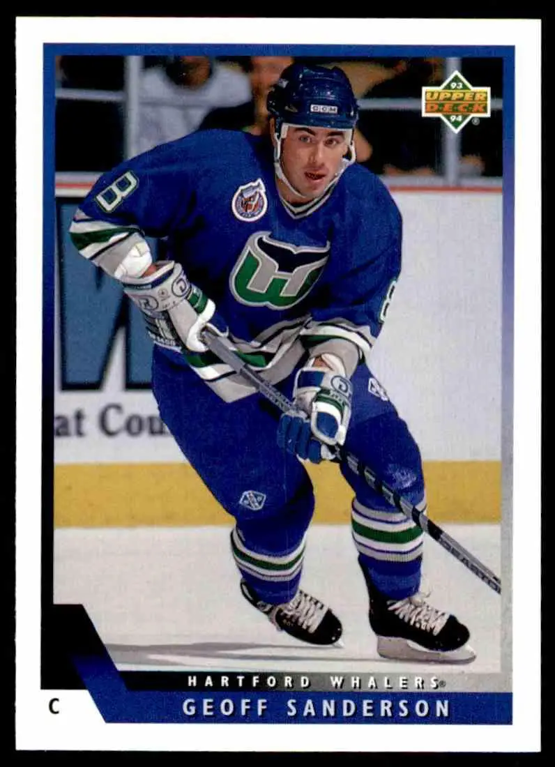 1993-94 Ud Hockey Series 2 # 316 Geoff Sanderson
